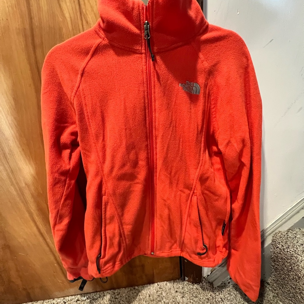 The North Face Women's Fleece Jacket Orange Sz S